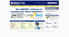 Desktop Screenshot of bradyindia.co.in